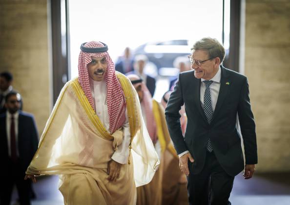 Berlin, Johann Wadephul receives Prince Faisal bin Farhan Al Saud