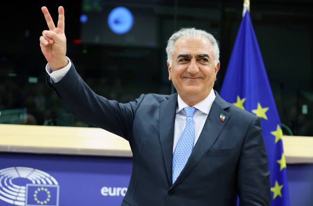 Iran, Crown Prince Reza Pahlavi calls for overthrow of rulers, Archvibilder