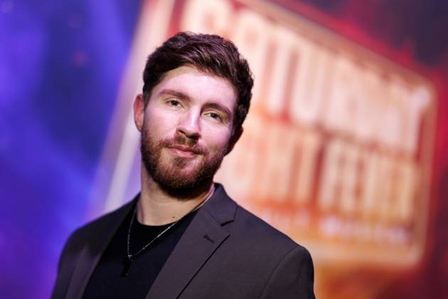 Joey Heindle at the premiere of Saturday Night Fever at the Capitol Theatre in Düsseldorf