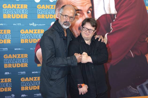 Premiere of the cinema film Ganzer halber Bruder in Hamburg