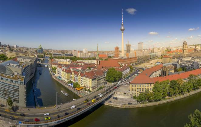 Berlin, Mühlendamm Bridge to be demolished from summer 2026 - Stock photos