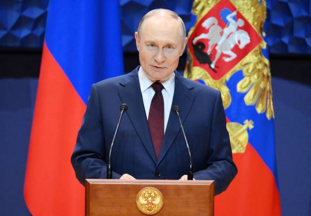 Russland, Wladimir Putin bei Preisverleihung in Sotschi