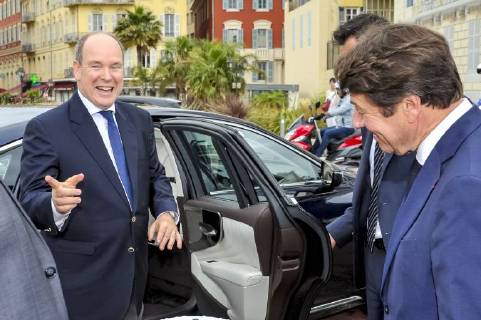Prince Albert of Monaco in Nice