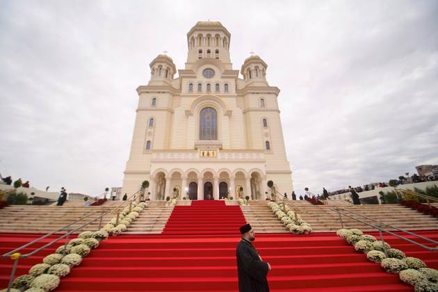 Bukarest, Weihe der Ikonen in der Orthodoxen Kirche