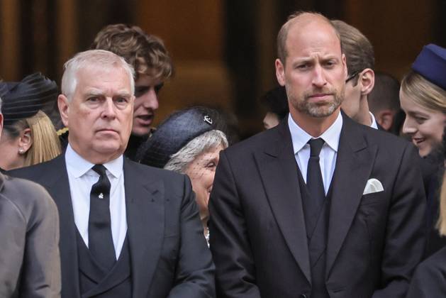 Prince William and Uncle Andrew - archive pictures