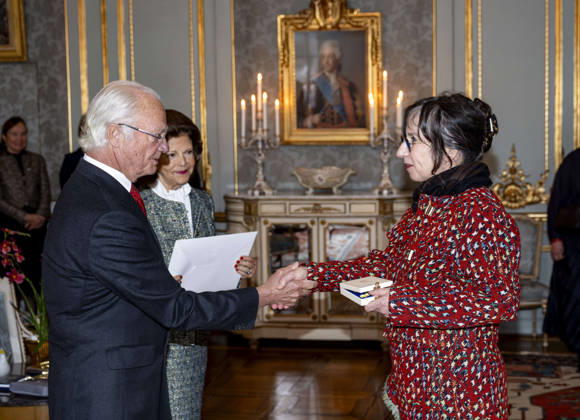 König Carl Gustaf und Königin Silvia von Schweden überreichen den Prinz Eugen Preis