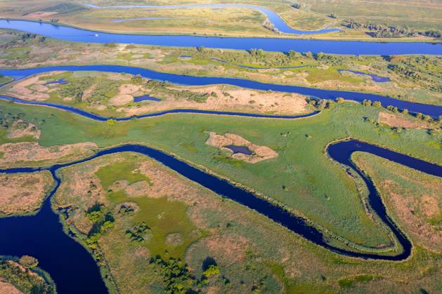 Brandenburg, Nationalpark Unteres Odertal trocknet aus - Archivbilder