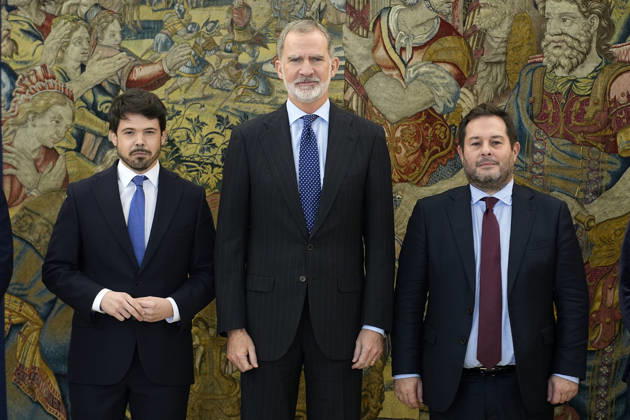 Audienz von König Felipe von Spanien in Madrid
