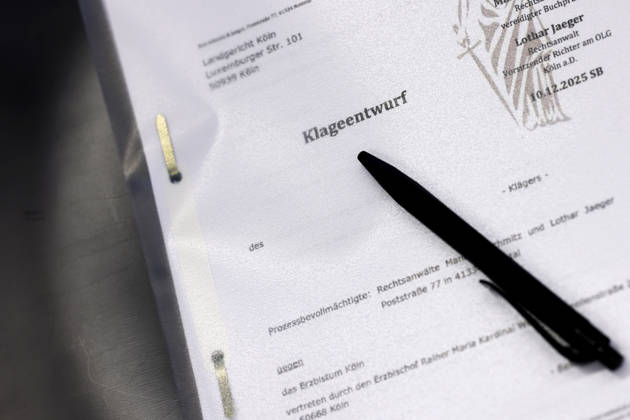 NRW, abuse victim files million-euro lawsuit against Archdiocese of Cologne