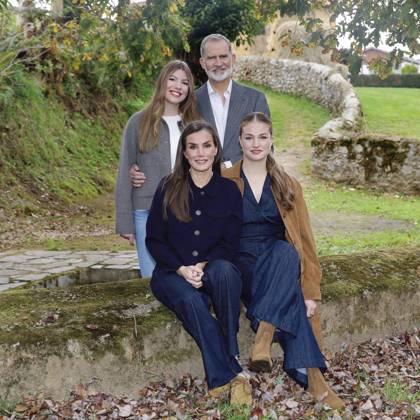 Christmas card from the Spanish royal family