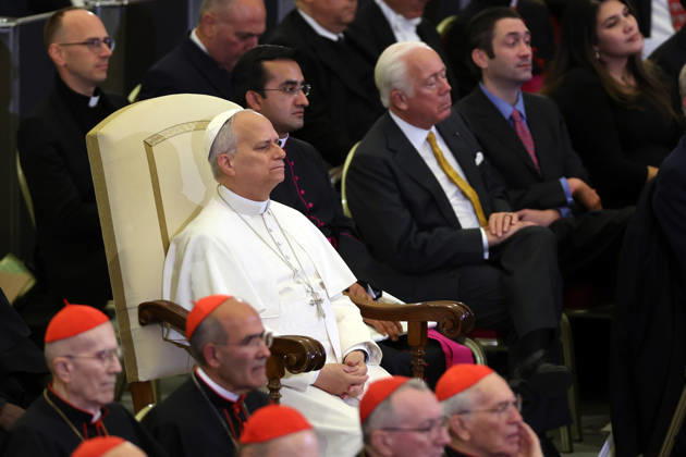 Vatican, Pope Leo XIV at Christmas concert with Riccardo Muti