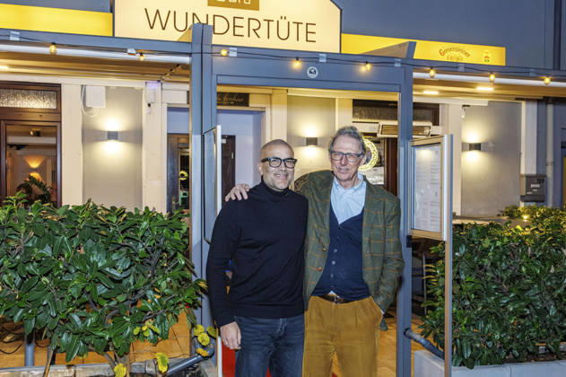 Kemal Üres at the photo shoot in the Wundertüte restaurant in Essen