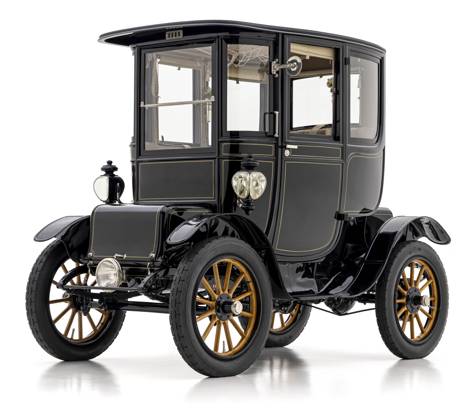Baker Electric Model V, one of the first electric vehicles to be auctioned off