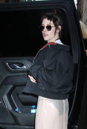 Kristen Stewart on the road in New York