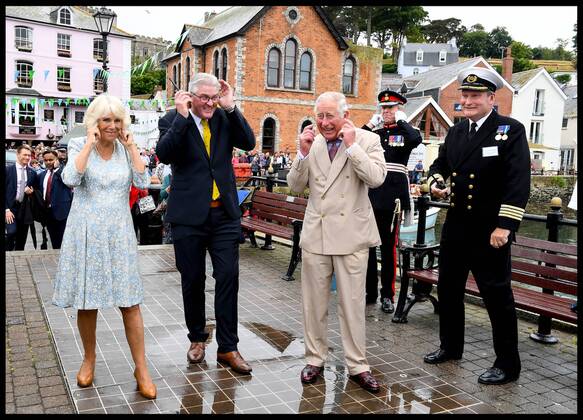 Prince Charles and Camilla visit Cornwall
