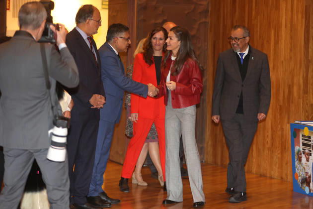 Queen Letizia of Spain attends forum organised by UNICEF and WHO in Madrid
