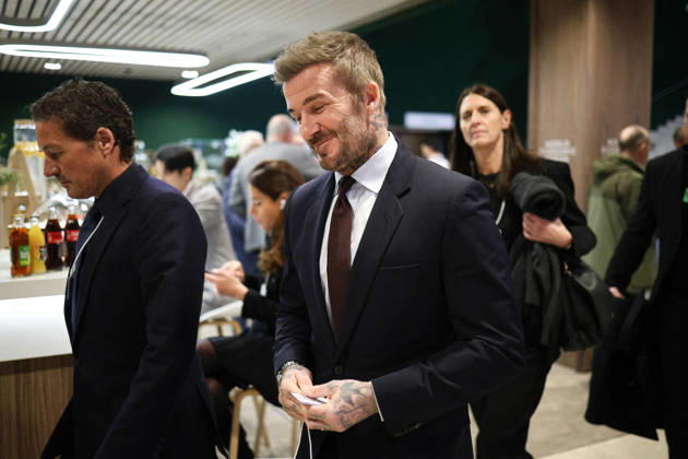 Weltwirtschaftsforum in Davos - David Beckham