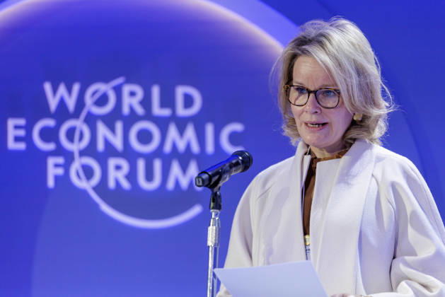Weltwirtschaftsforum in Davos - Königin Mathilde von Belgien