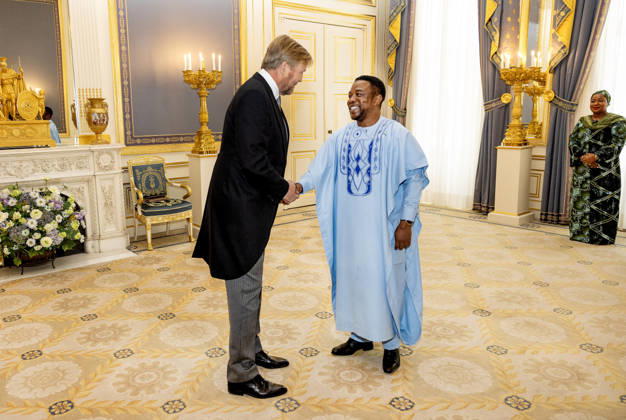 Royals, King Willem-Alexander of the Netherlands receives ambassador in The Hague