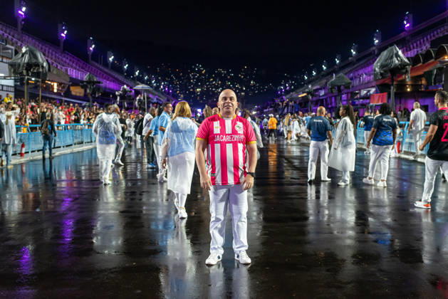 Brazil, Samba school rehearsals for the carnival in Rio de Janeiro