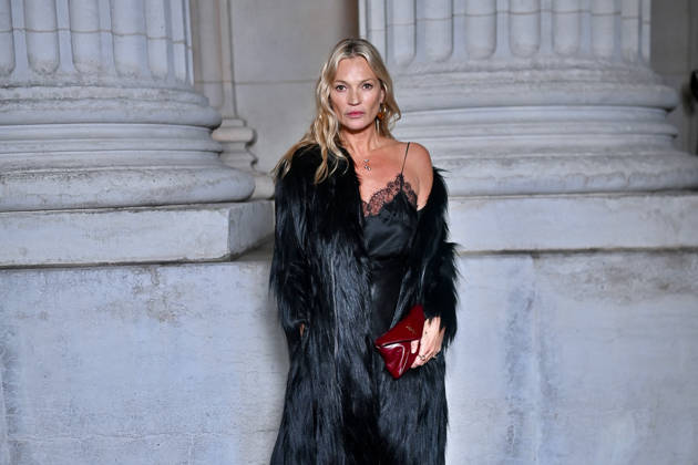 Paris Fashion Week, guests at the Saint Laurent fashion show
