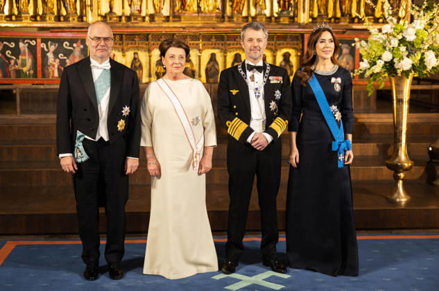 Royals, King Frederik and Queen Mary of Denmark visit Estonia