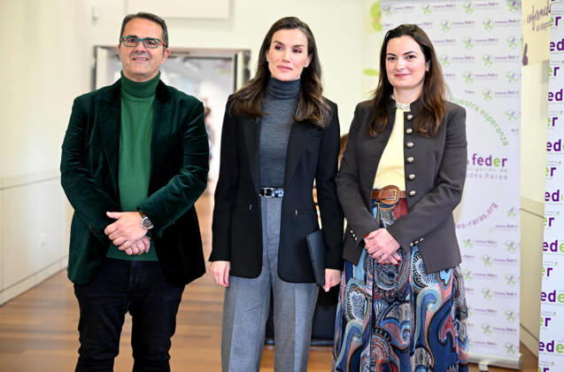 Queen Letizia of Spain chairs working meeting with the Federation for Rare Diseases FEDER in Madrid