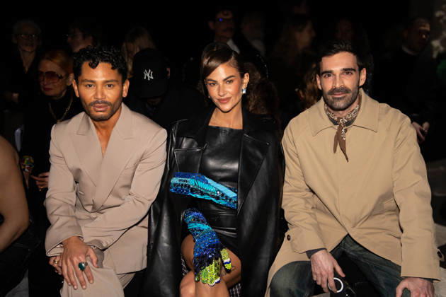 Paris Fashion Week, guests at the Kevin Germanier fashion show