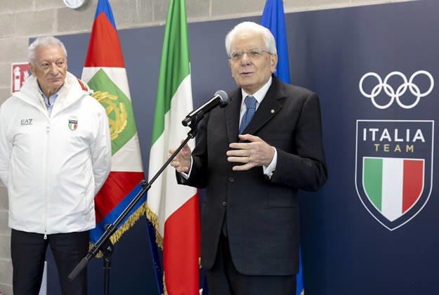 Milano Cortina 2026, Sergio Mattarella visits the Olympic Village in Milan