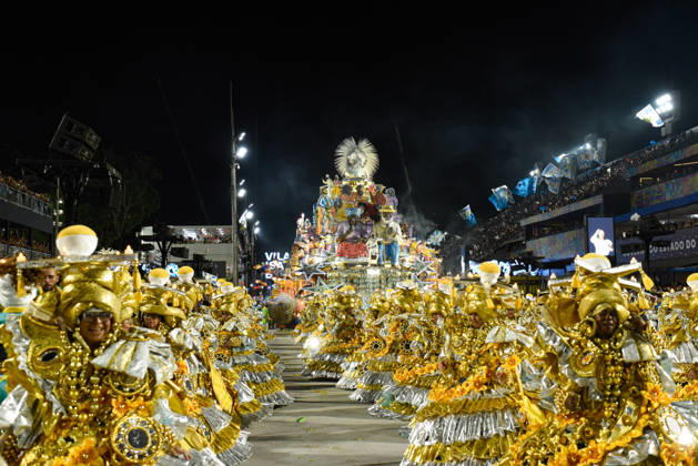 Carnival in Brazil, parade of samba schools in Rio de Janeiro