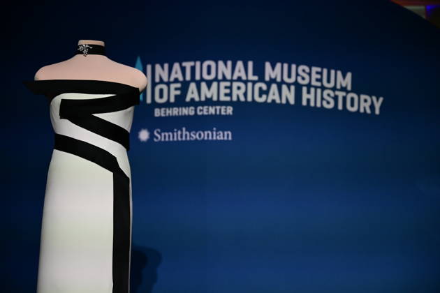 USA, Melania Trumps dress is transferred to the National Museum of American History