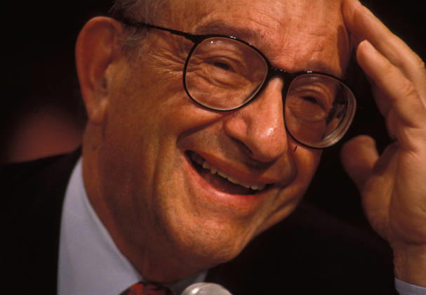 Alan Greenspan im Alter von 100 Jahren gestorben, Archivbilder