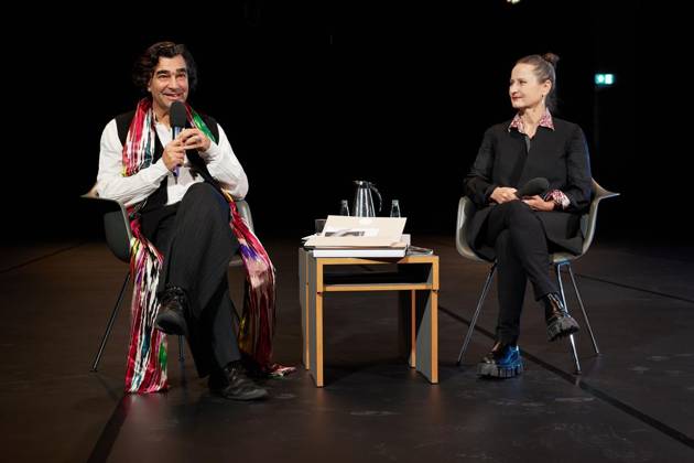 Berlin, press conference with Sasha Waltz and Jochen Sandig at Radialsystem