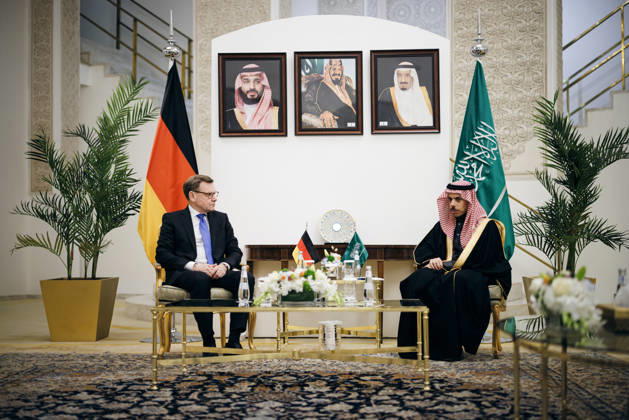 Saudi Arabia, Johann Wadephul meets Foreign Minister Prince Faisal bin Farhan in Riyadh