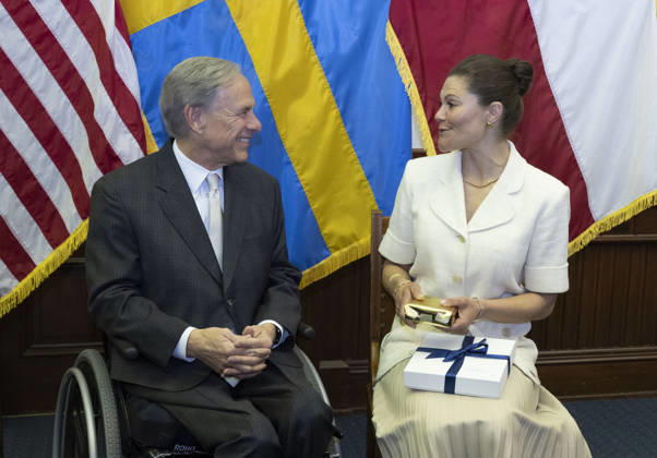 Royals, Victoria of Sweden as a guest in Austin