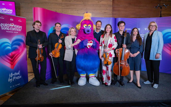 Music, 70th Eurovision Song Contest ESC media update in Vienna