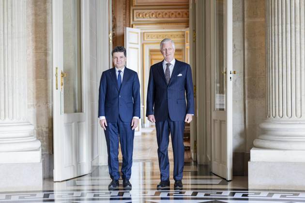 Royals, King Philippe of Belgium meets Nicosur Dan