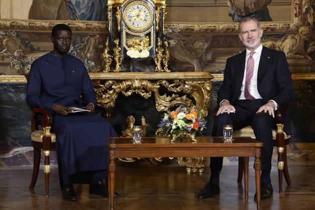 Royals, King Felipe of Spain receives Bassirou Diomaye Faye in Madrid