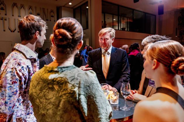 Royals, King Willem-Alexander and Maxima attend the 200th anniversary performance of the Royal Conservatoire in The Hague