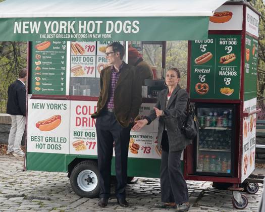 Film, shooting of The Sham in New York