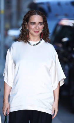 Celebrity, Maya Rudolph as a guest on The Late Show with Stephen Colbert in New York