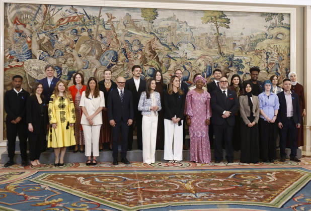 Royals, Queen Letizia of Spain receives UNHCR delegation in Madrid