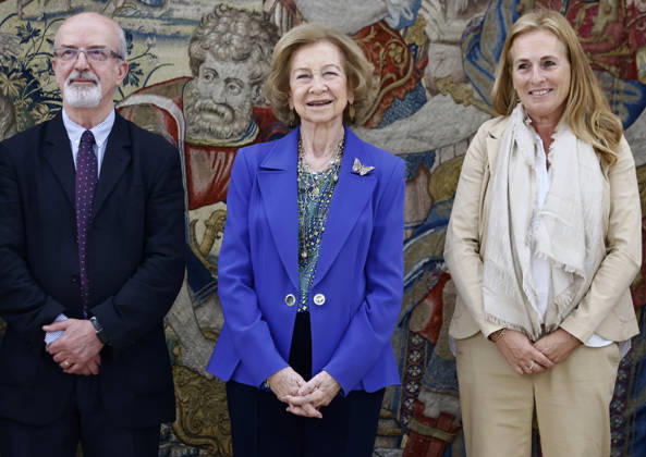 Royals, Spanien, Königin Sofia Audienz in Madrid