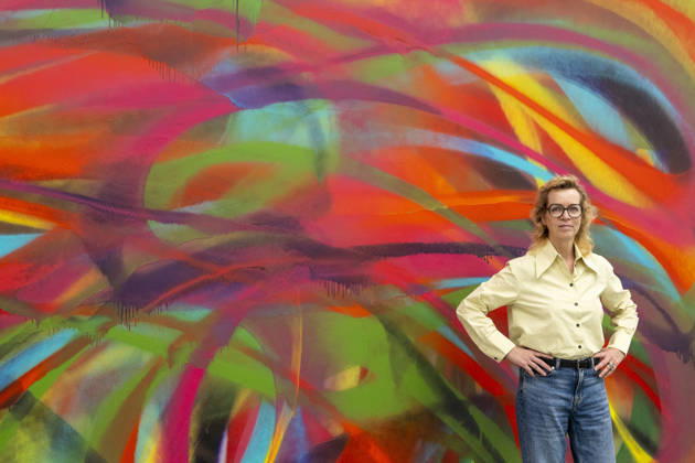 Arts, Katharina Grosse Ausstellung in White Cube Bermondsey in London, Vorschau
