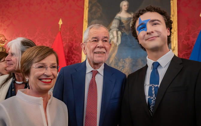 Österreich, Alexander Van der Bellen trifft ESC Teilnehmer in Wien