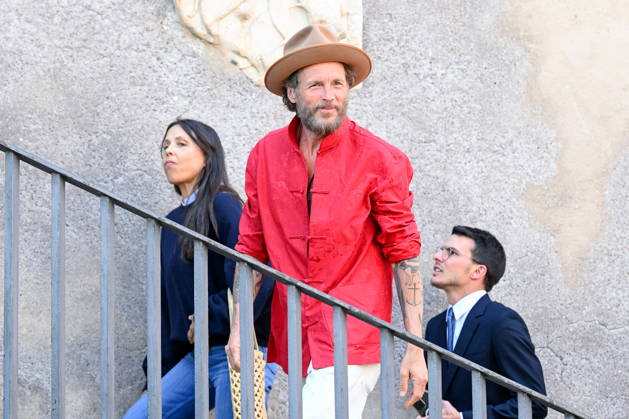 Celebrity, Präsentation von Jovanottis Radtour in Rom