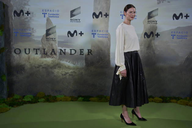 Celebrity, Caitriona Blafe präsentiert Outlander in Madrid