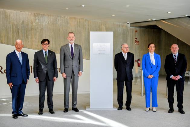 Royals, König Felipe besucht CaixaResearch-Institut in Barcelona