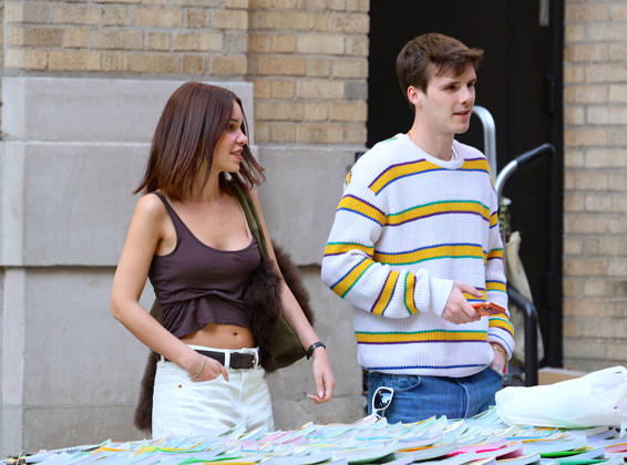 Celebrity, Cruz Beckham und Jackie Apostel unterwegs in New York