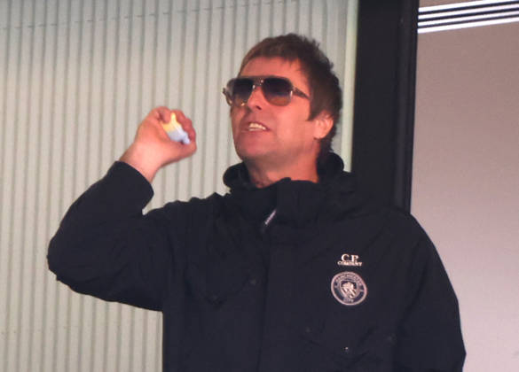 Celebrity, Liam Gallagher bei Manchester City - FC Southampton
